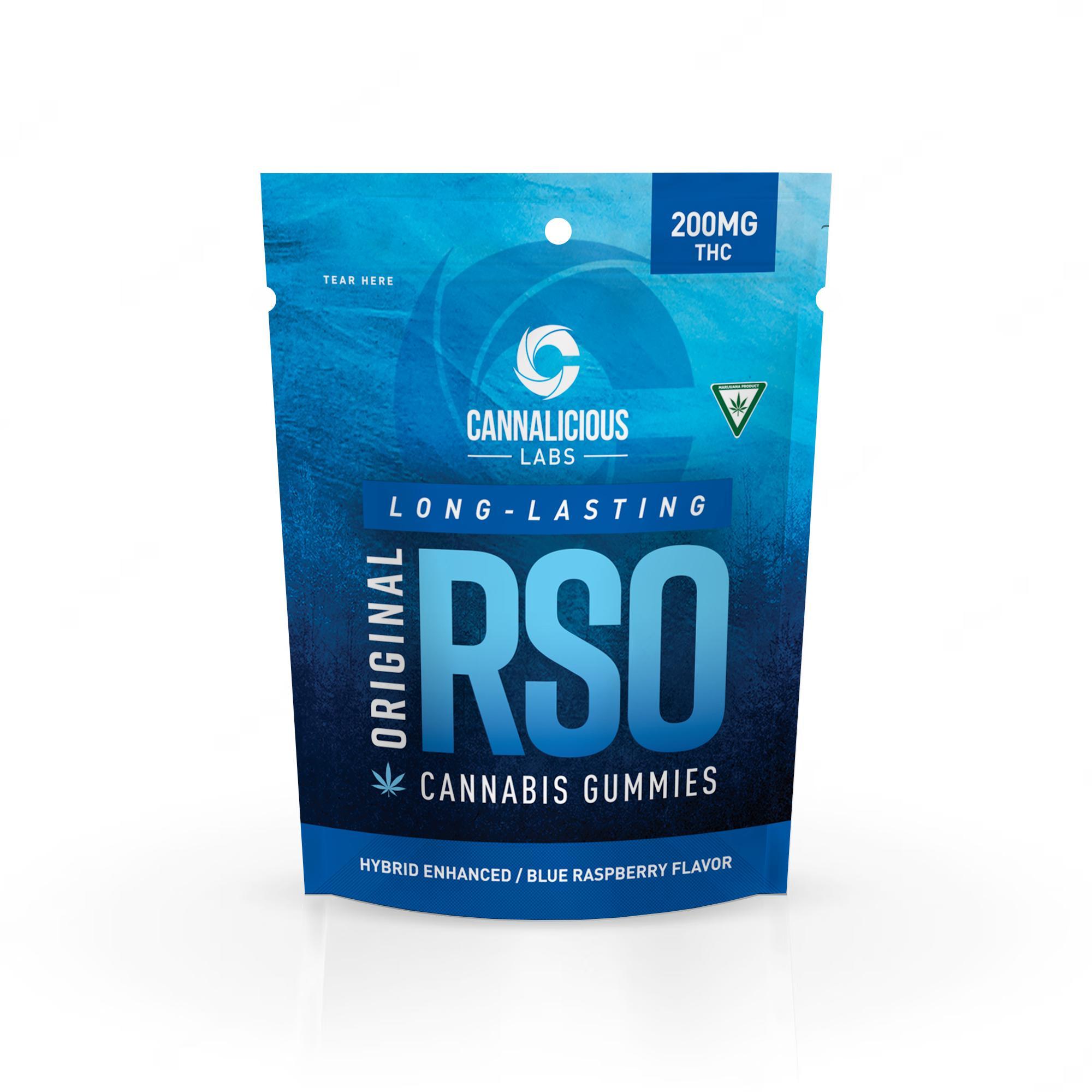 BLUE RASPBERRY RSO GUMMY - HYBRID - 200MG