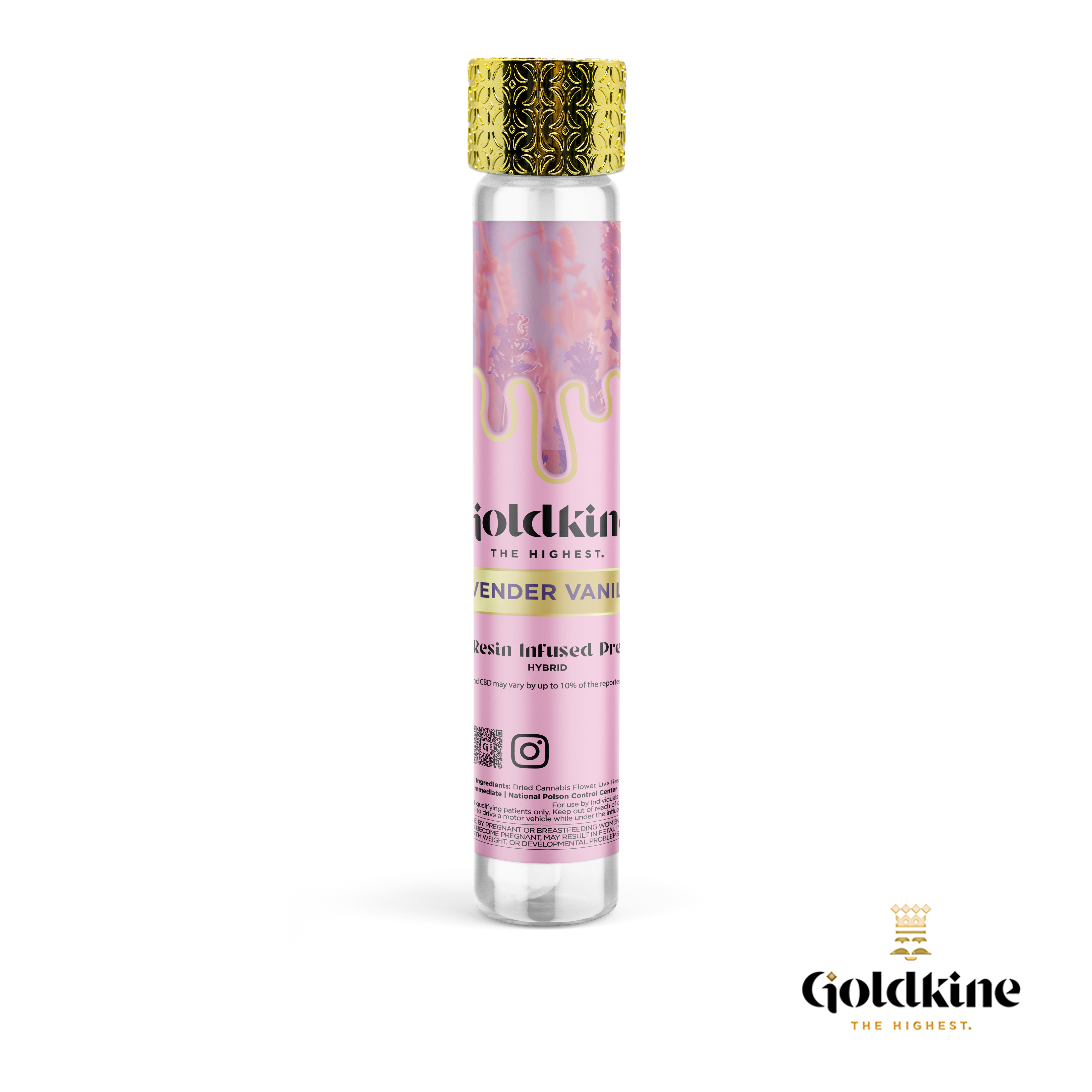 Goldkine - LAVENDER VANILLA 1G INFUSED PREROLL Main Image