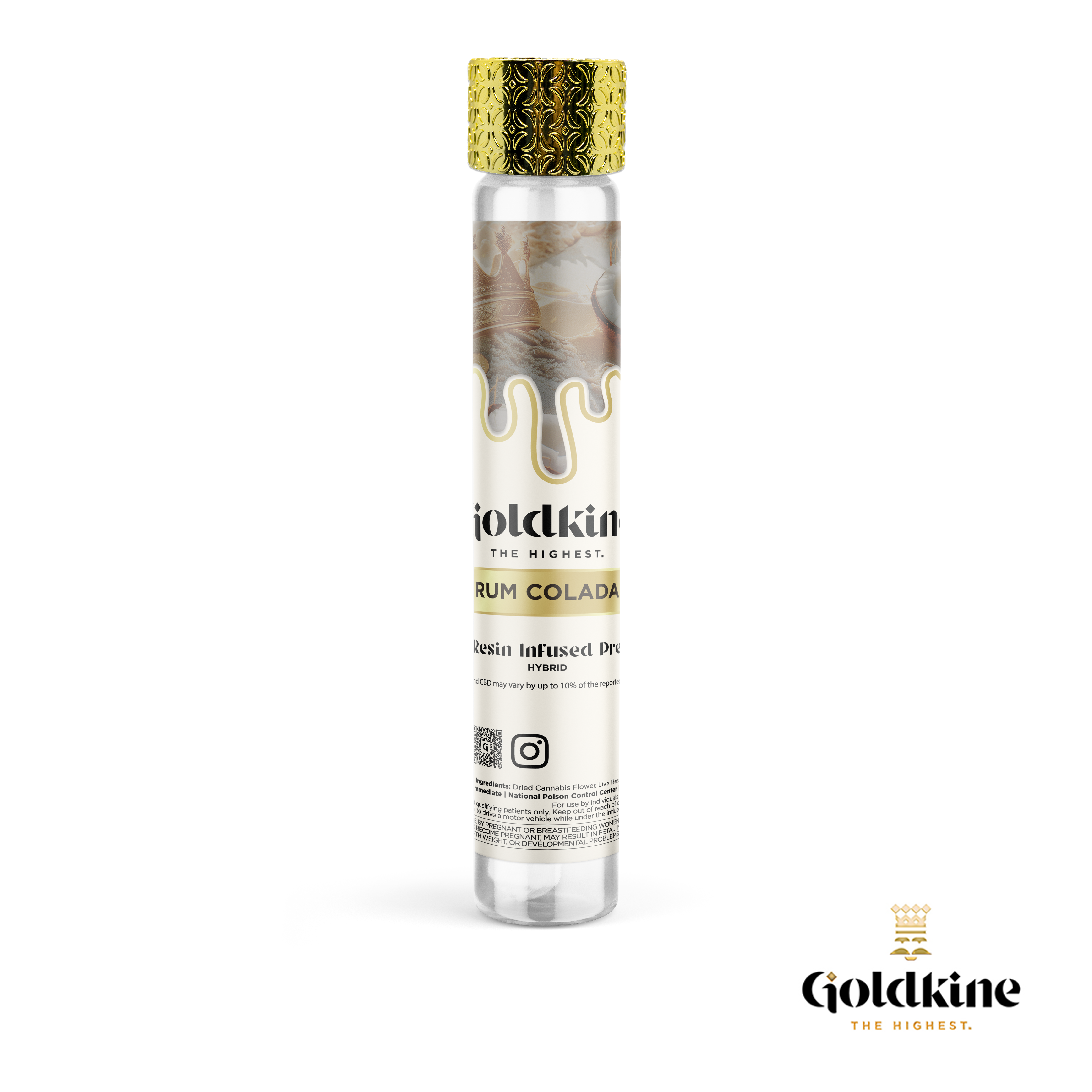 Goldkine - SUMMER RUM COLADA 1G INFUSED PREROLL