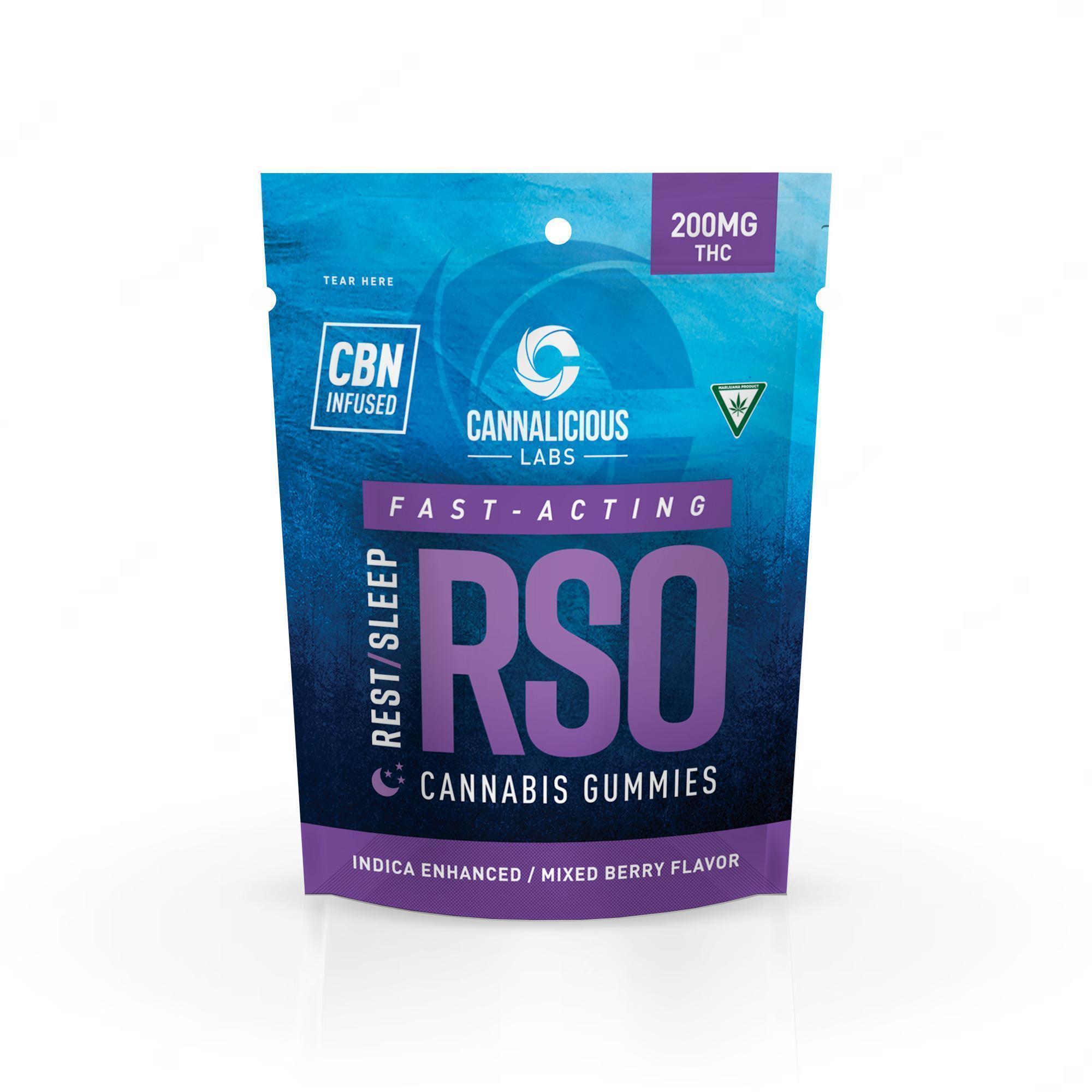 RSO REST GUMMY - MIXED BERRY 200MG