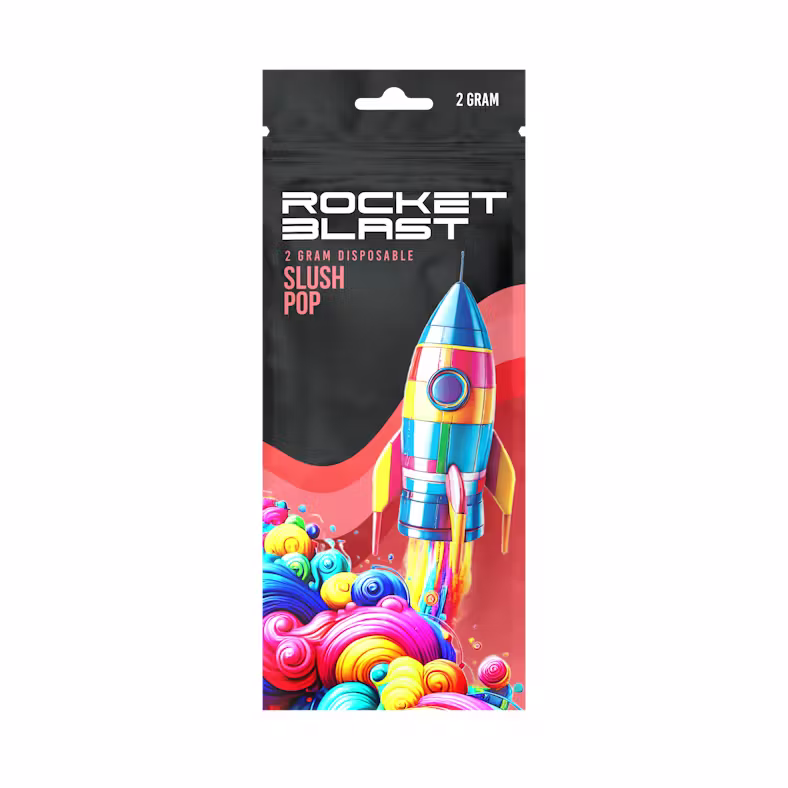 Distro 10 - ROCKET BLAST - SLUSH POP - 2G DISPOSABLE