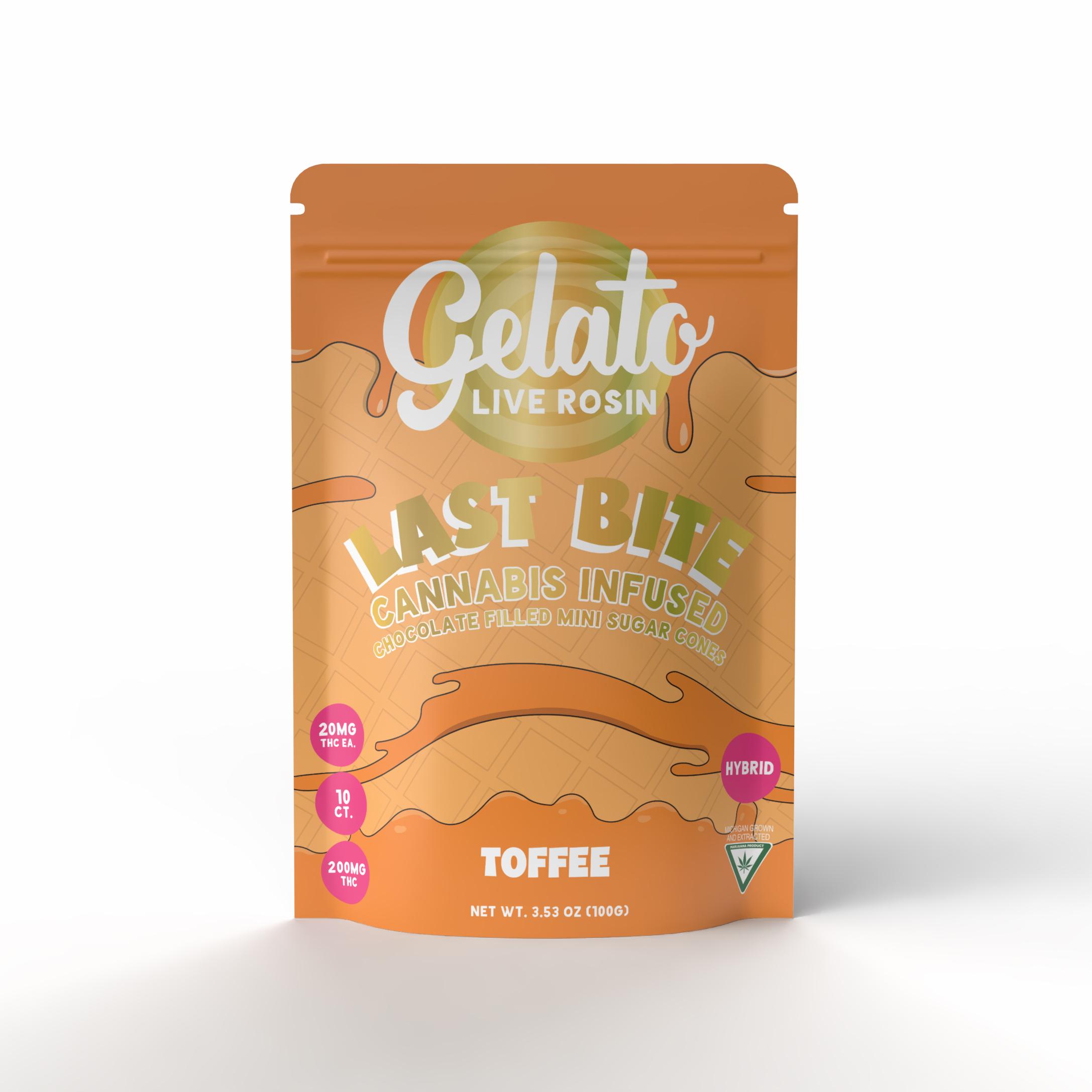 Gelato - LIVE ROSIN TOFFEE LAST BITES 10 X 20MG