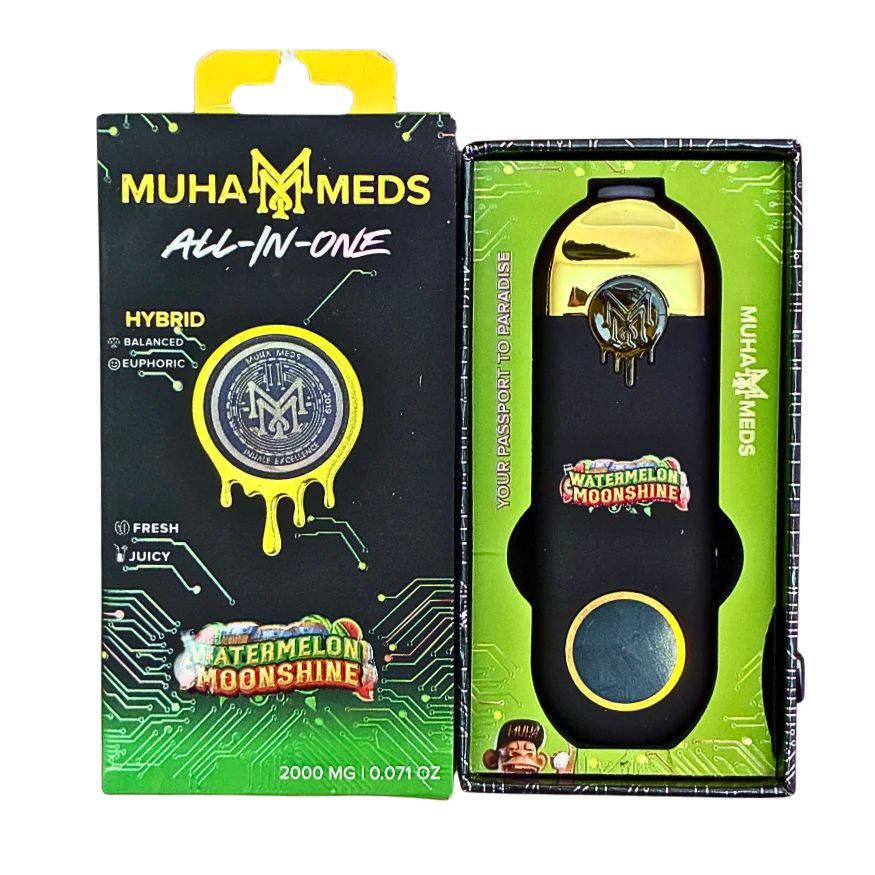 Muha meds - WATERMELON MOONSHINE 2G DISPOSABLE Main Image