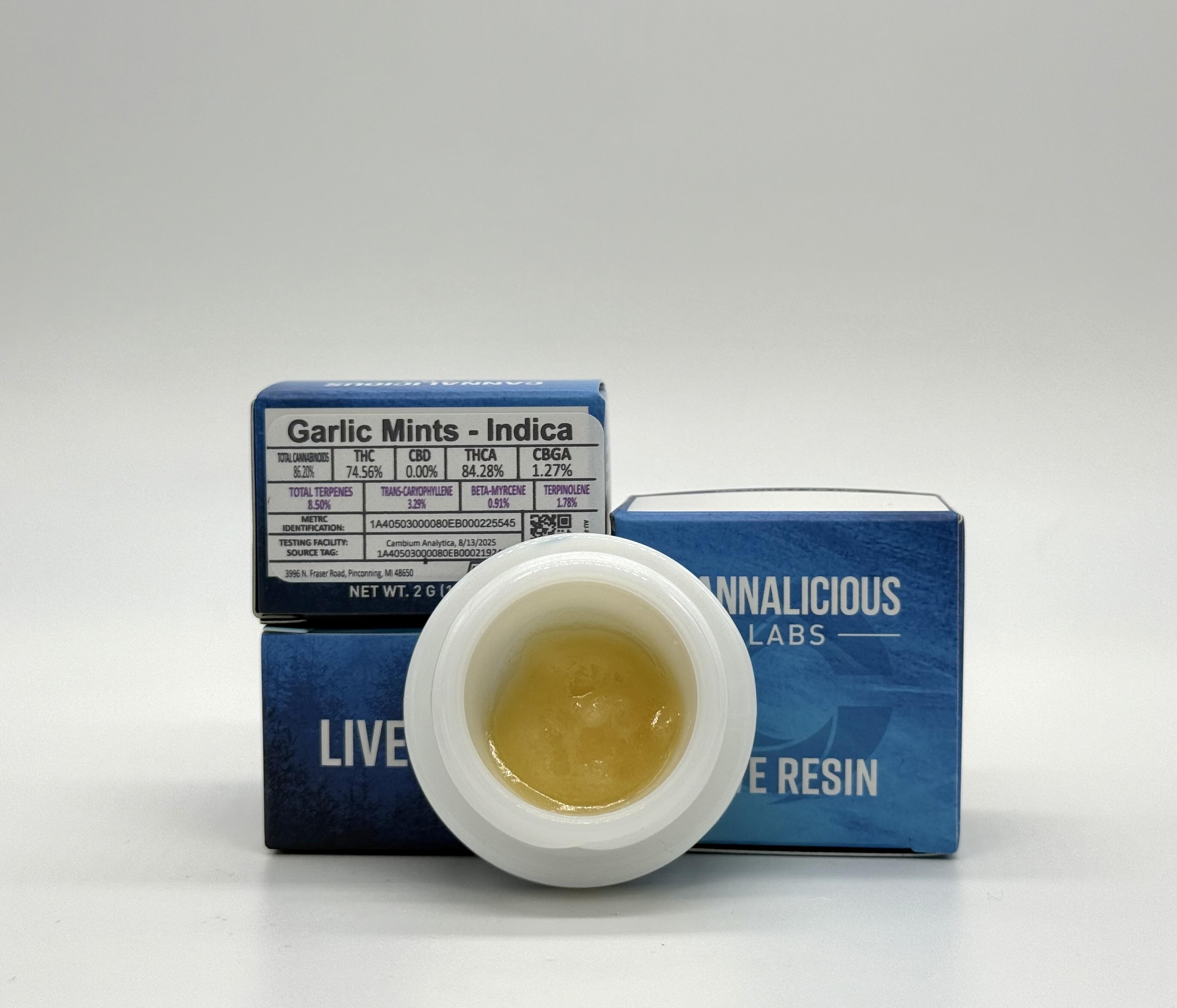 GARLIC MINTS 2G LIVE RESIN