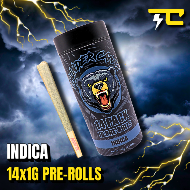 Thunder canna - TRIANGLE KUSH 14 PACK 1G PREROLLS Main Image