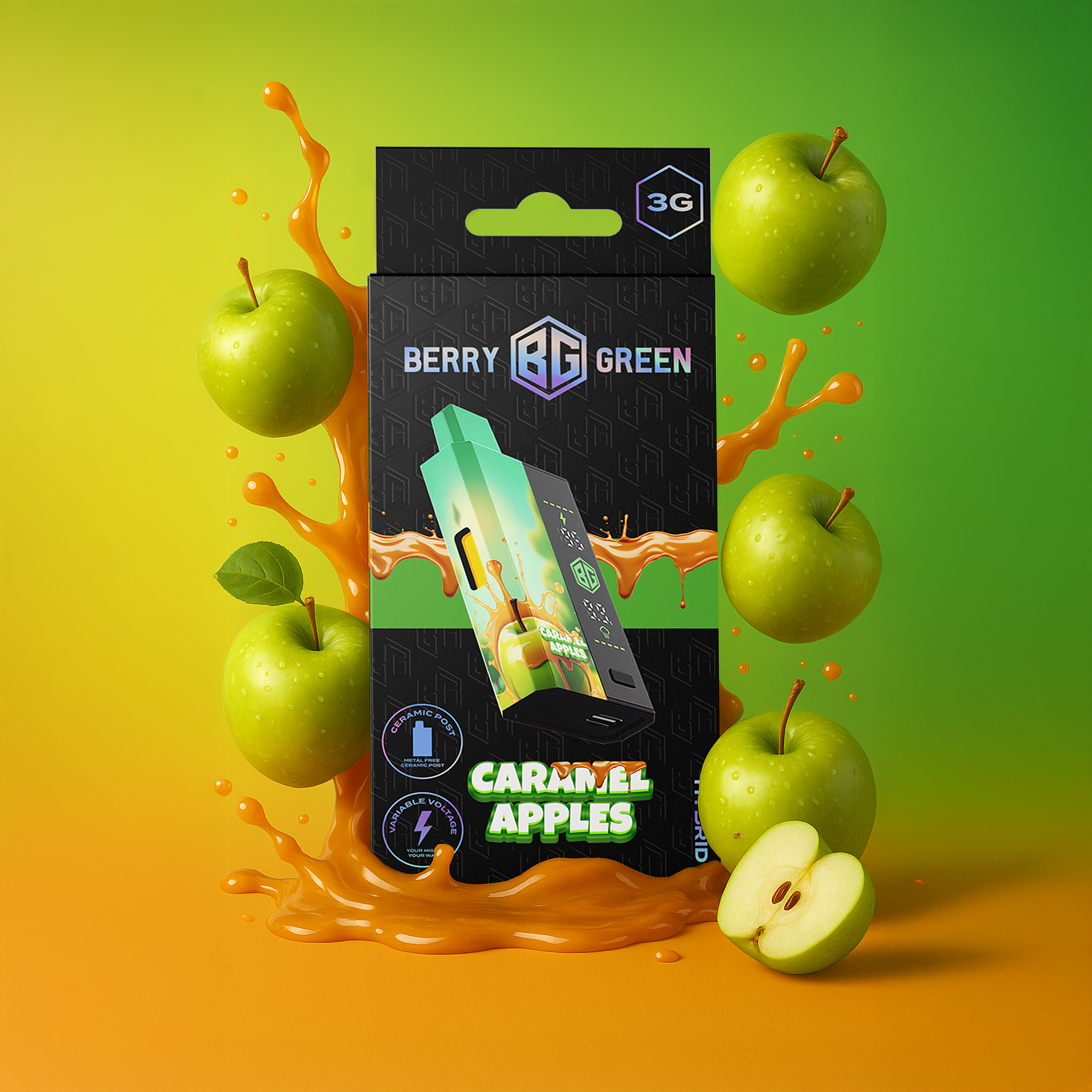 CARAMEL APPLEZ 3G DISPOSABLE