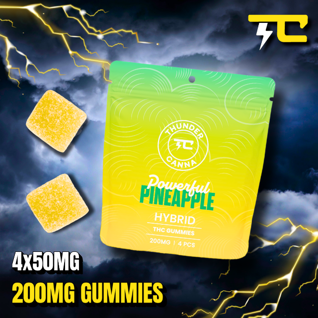 PINEAPPLE GUMMIES 4CT 200MG