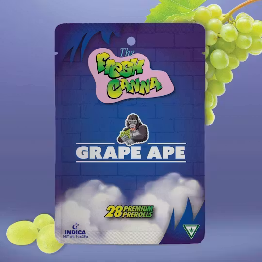 GRAPE APE 28PK 1G PREROLLS