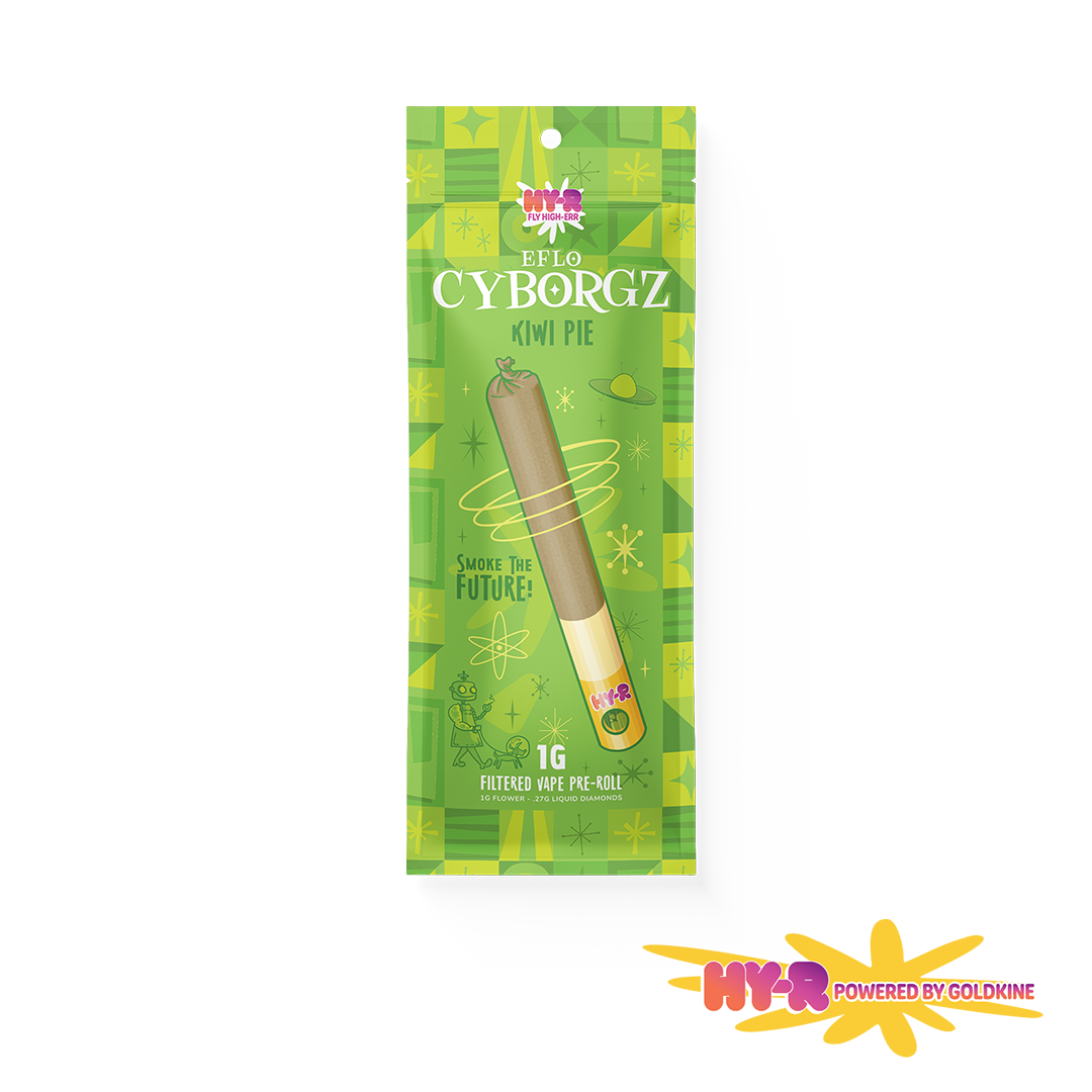 KIWI PIE CYBORGZ 1G INFUSED VAPE PREROLL