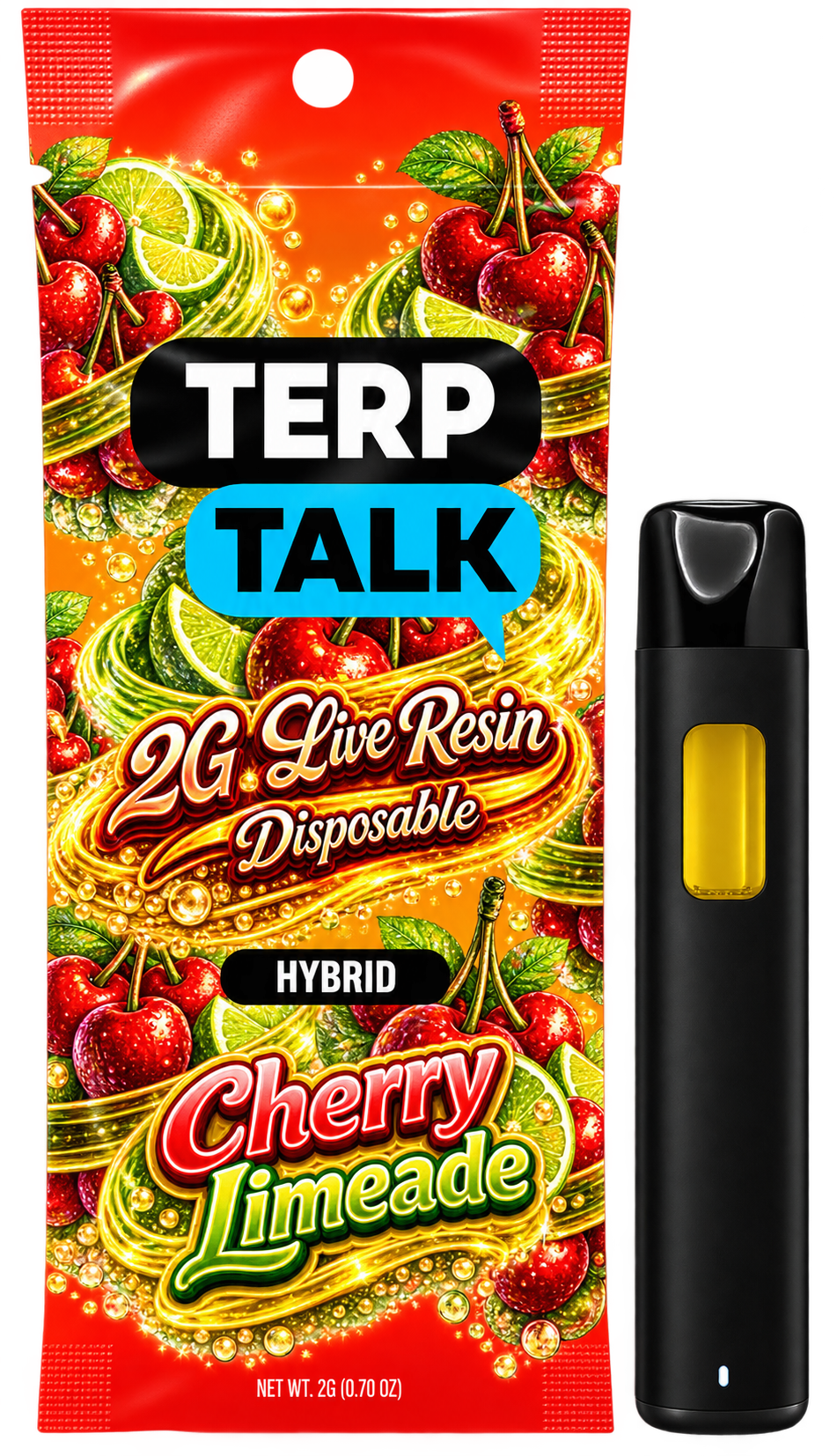 Terp talk - Cherry Limeade 2G Live resin Disposable Main Image