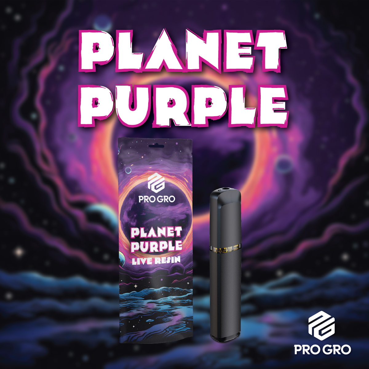 Pro gro - PLANET PURPLE 1G LIVE RESIN DISPOSABLE Main Image
