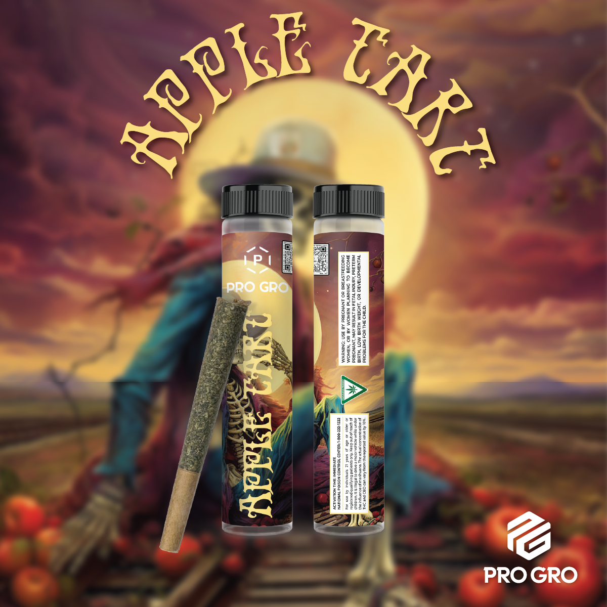 Pro gro - APPLE TART PRE ROLL 1G