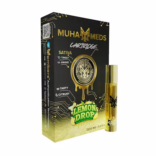 Muha meds - LEMON DROP 2G CARTRIDGE Main Image