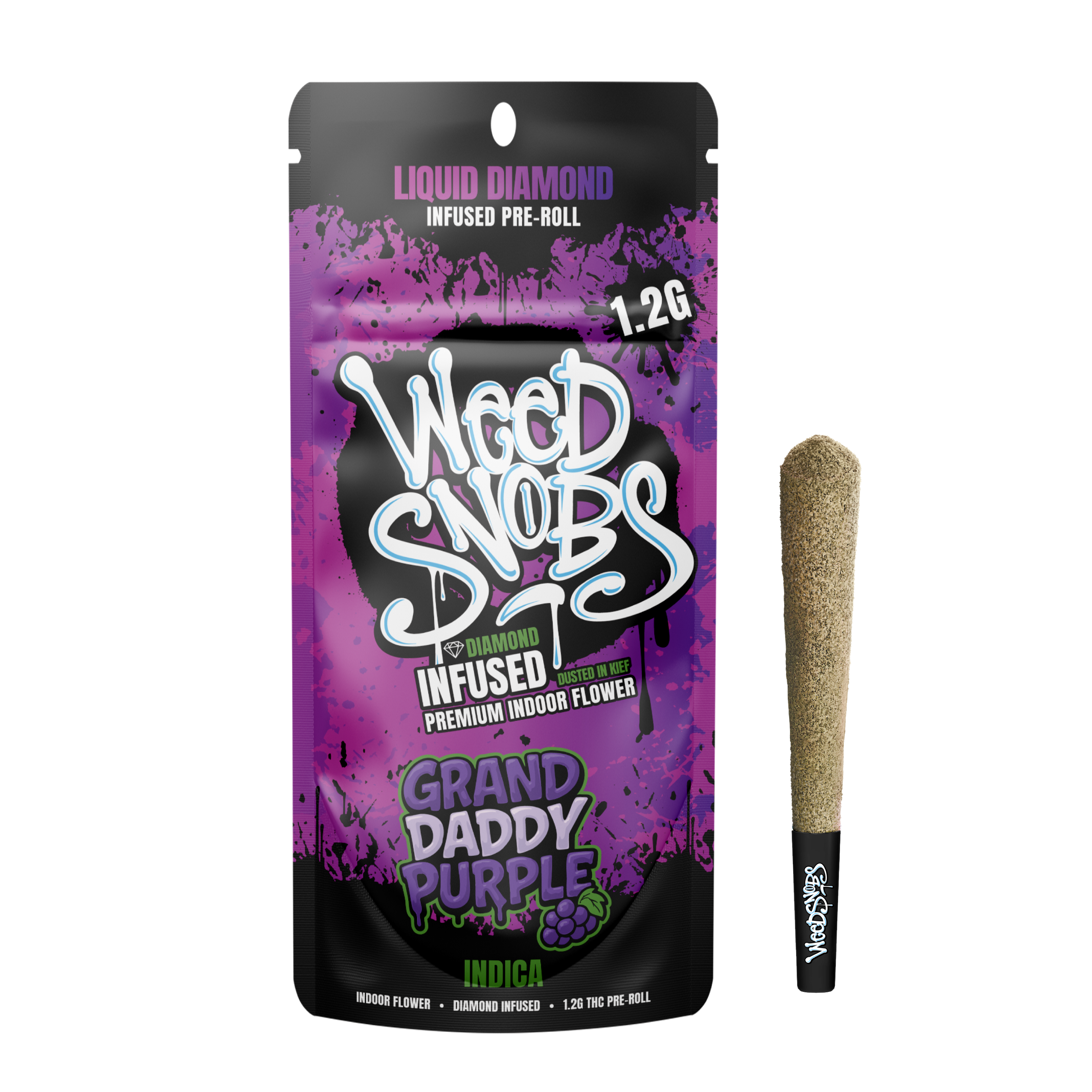 Grand Daddy Purp 1.2g Infused Preroll
