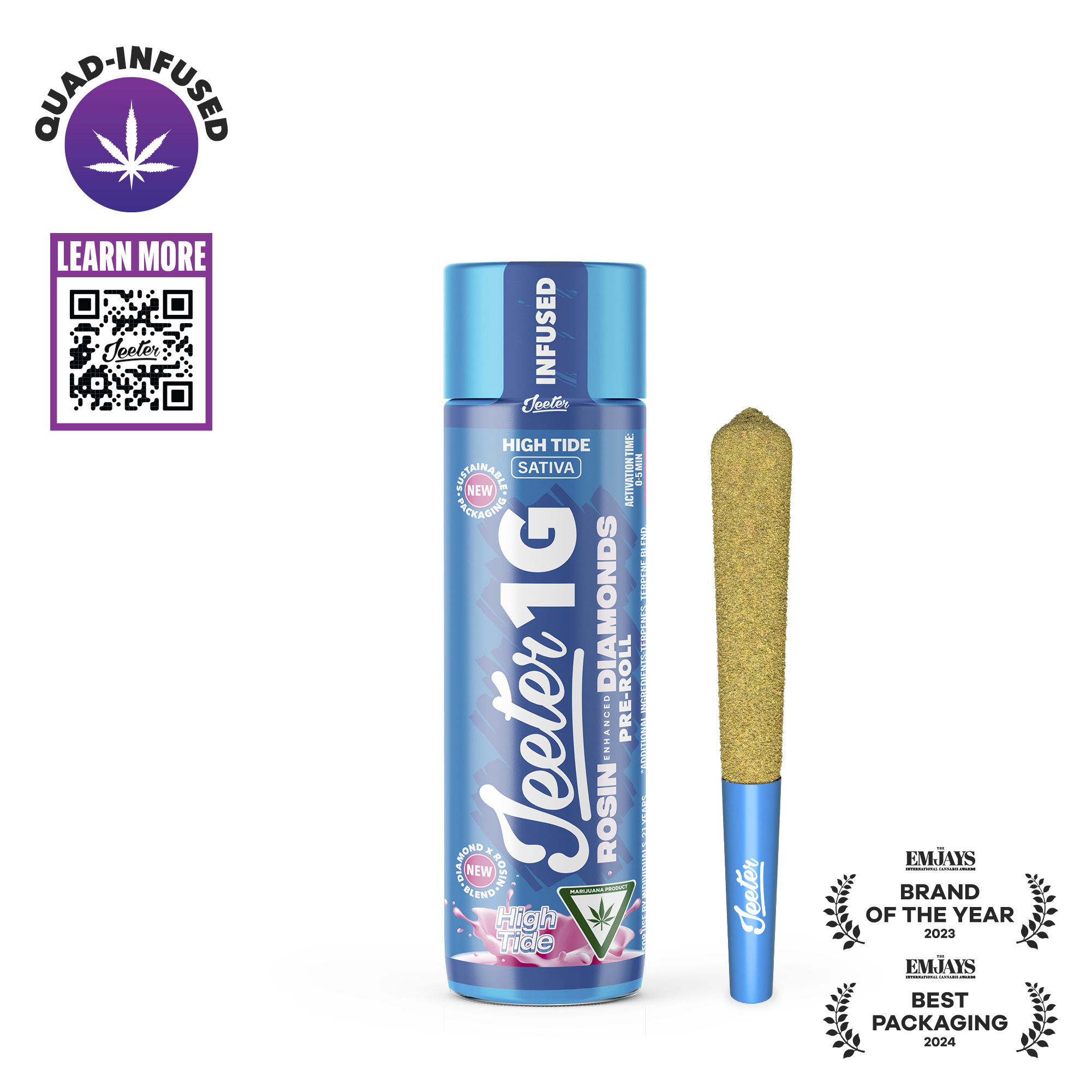 Jeeter - INFUSED JEETER 1G PREROLL HIGH TIDE