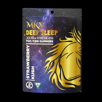 DEEP SLEEP STRAWBERRY GUMMIES (200MG THC 50MG CBN)