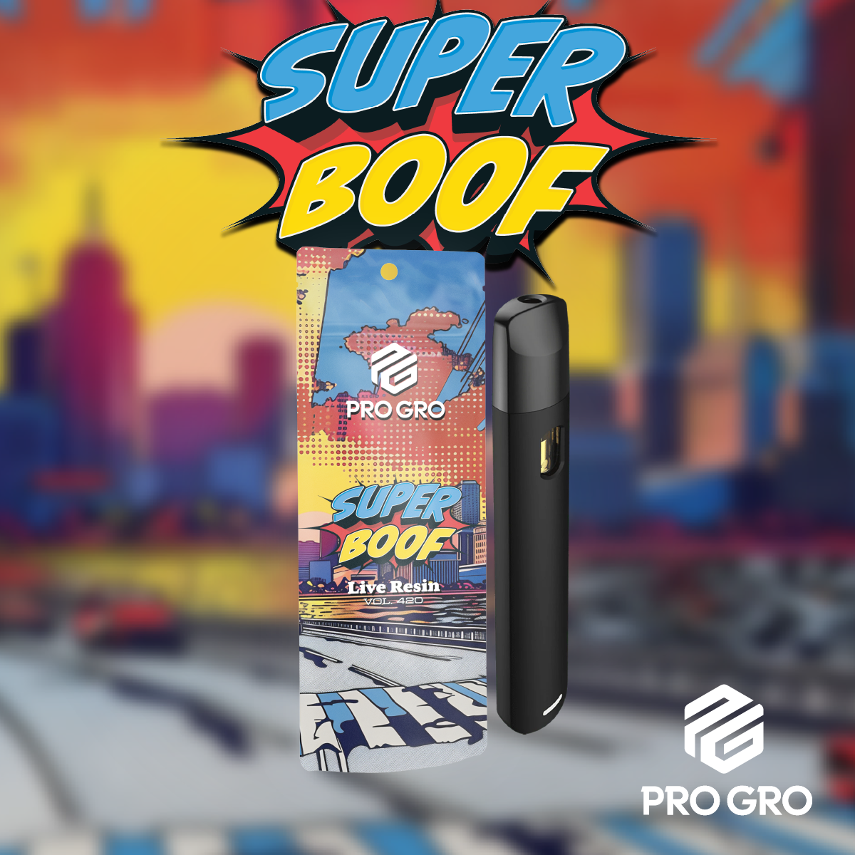 Pro gro - SUPERBOOF 1G LIVE RESIN DISPOSABLE