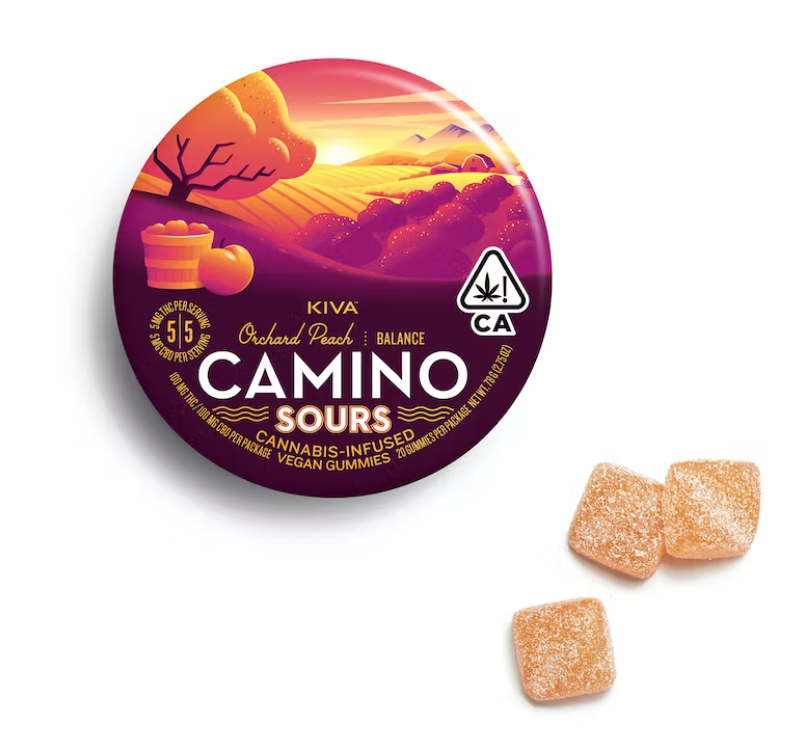 ORCHARD PEACH 200MG SOUR GUMMIES