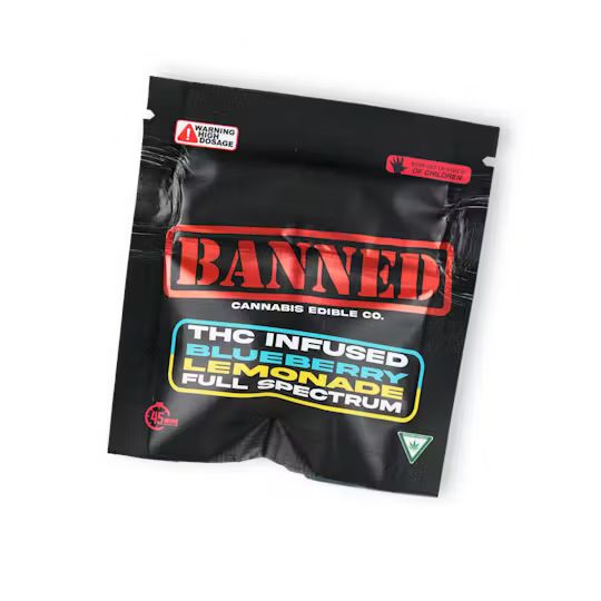 Banned - BLUEBERRY LEMONADE SINGLE SERVE GUMMY 200MG