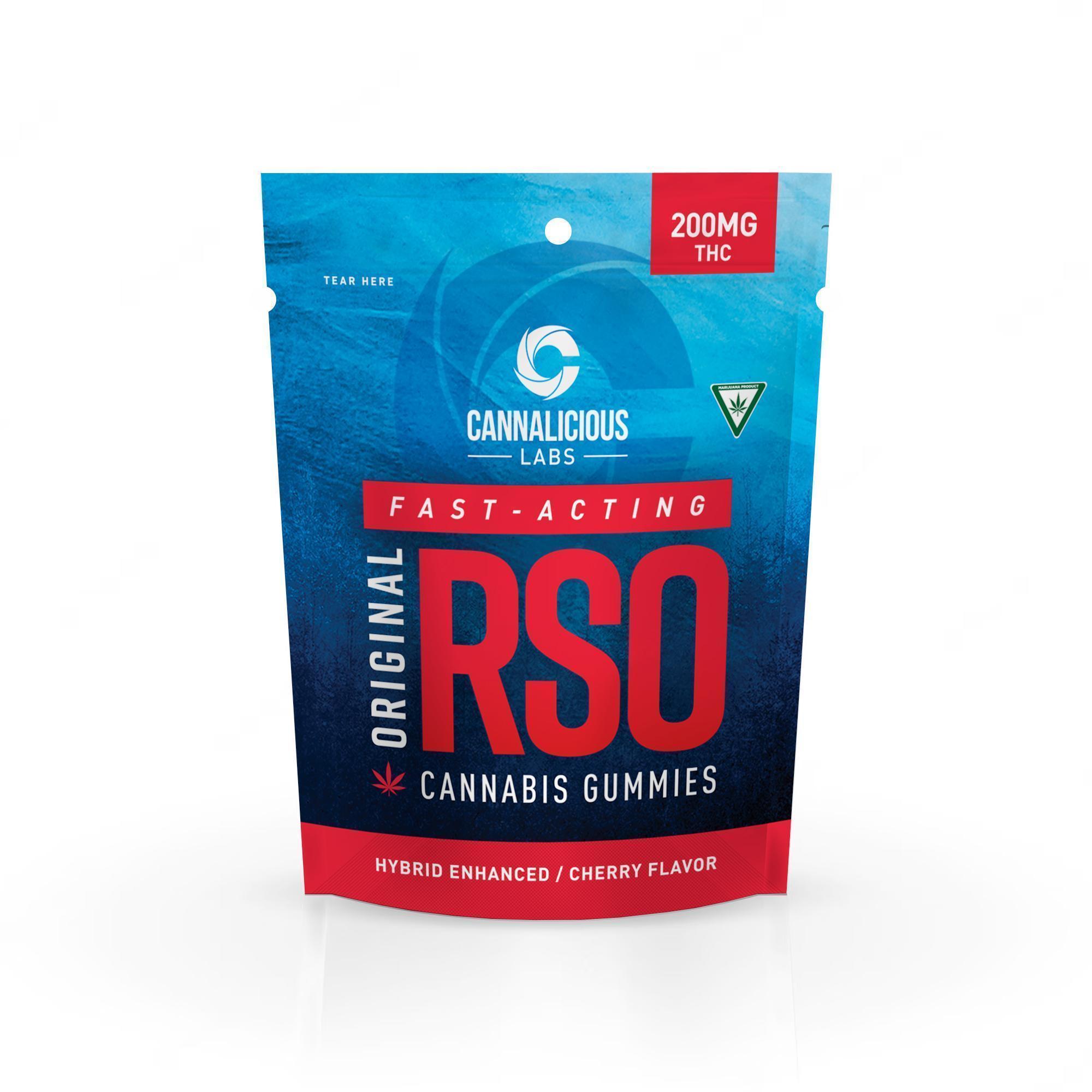 Cannalicious - CHERRY RSO GUMMY - HYBRID - 200MG Main Image