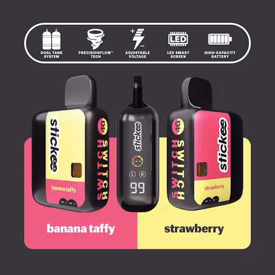 STRAWBERRY | BANANA TAFFY 4G DISPOSABLE