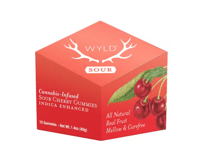Wyld - SOUR CHERRY GUMMIES 200MG Main Image
