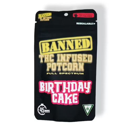 Banned - POTCORN - BIRTHDAY CAKE 200MG