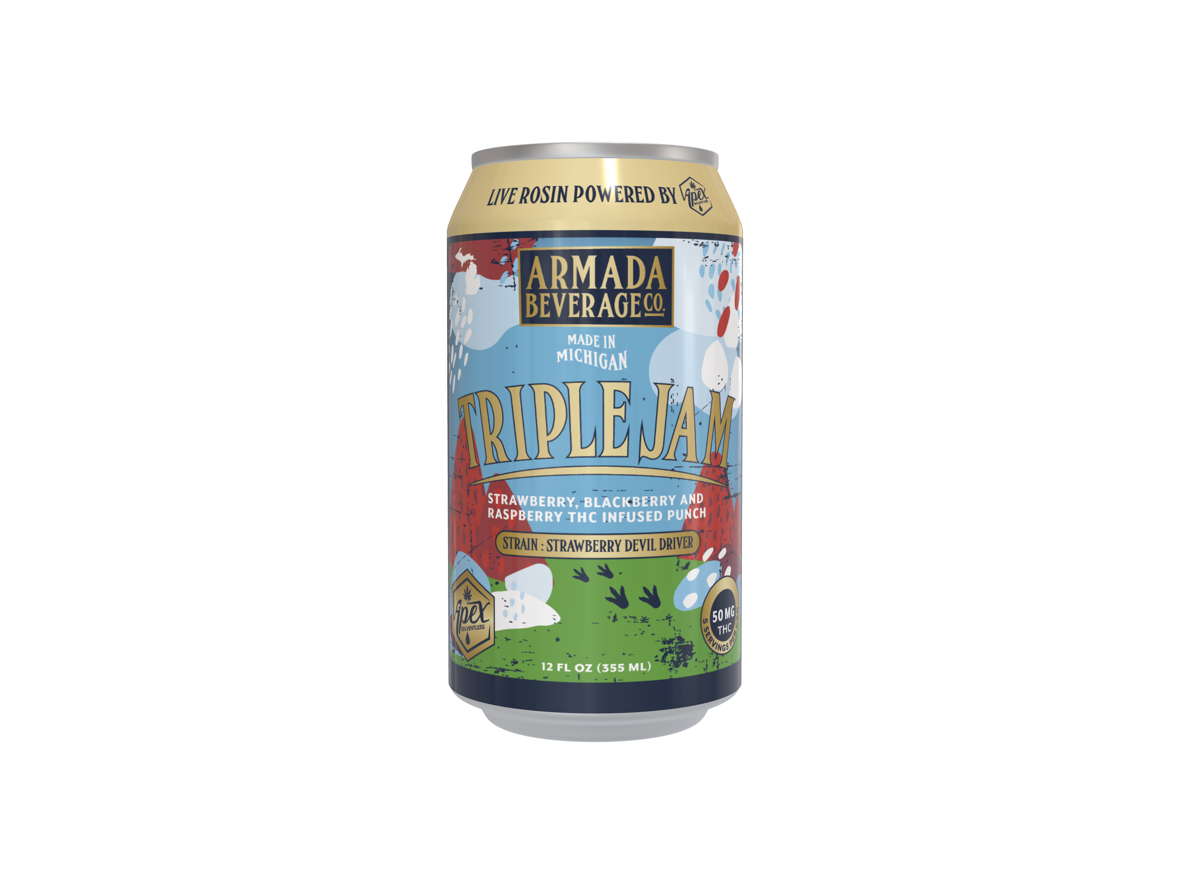 Armada beverage co. - TRIPLE JAM LIVE ROSIN CIDER 50MG Main Image