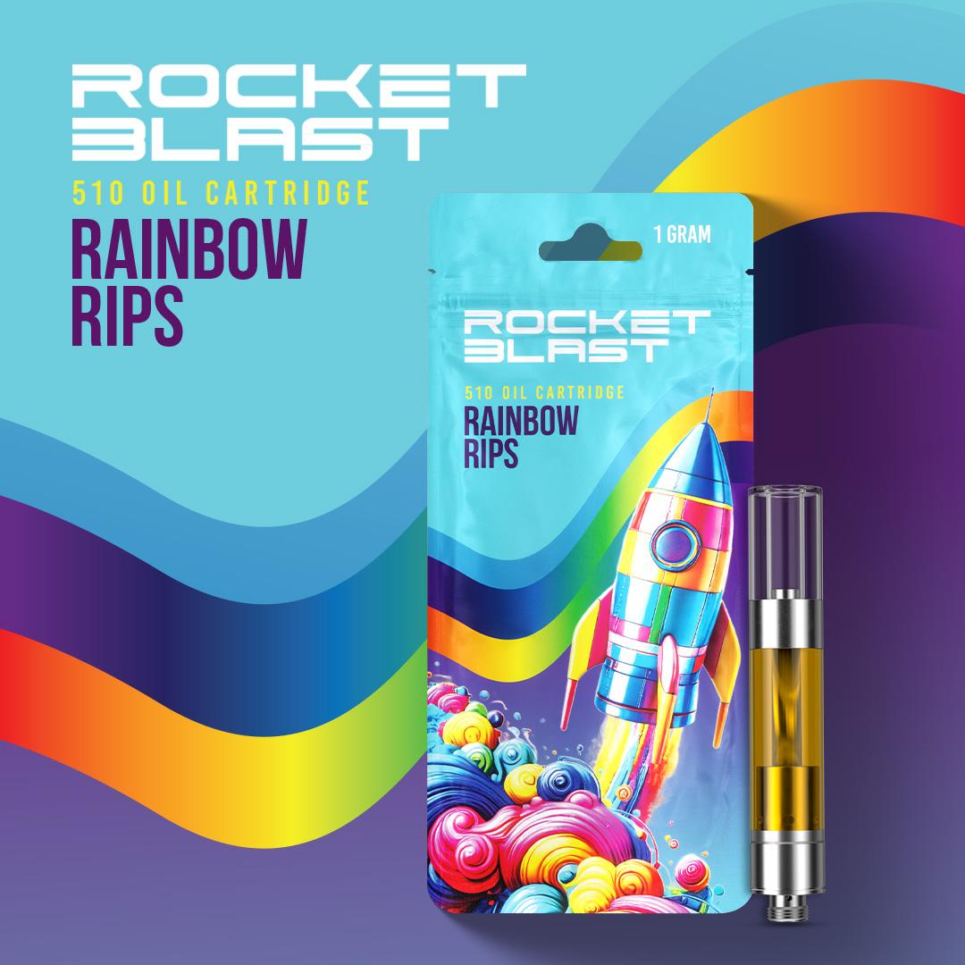 ROCKET BLAST -RAINBOW RIPS 1G CARTRIDGE