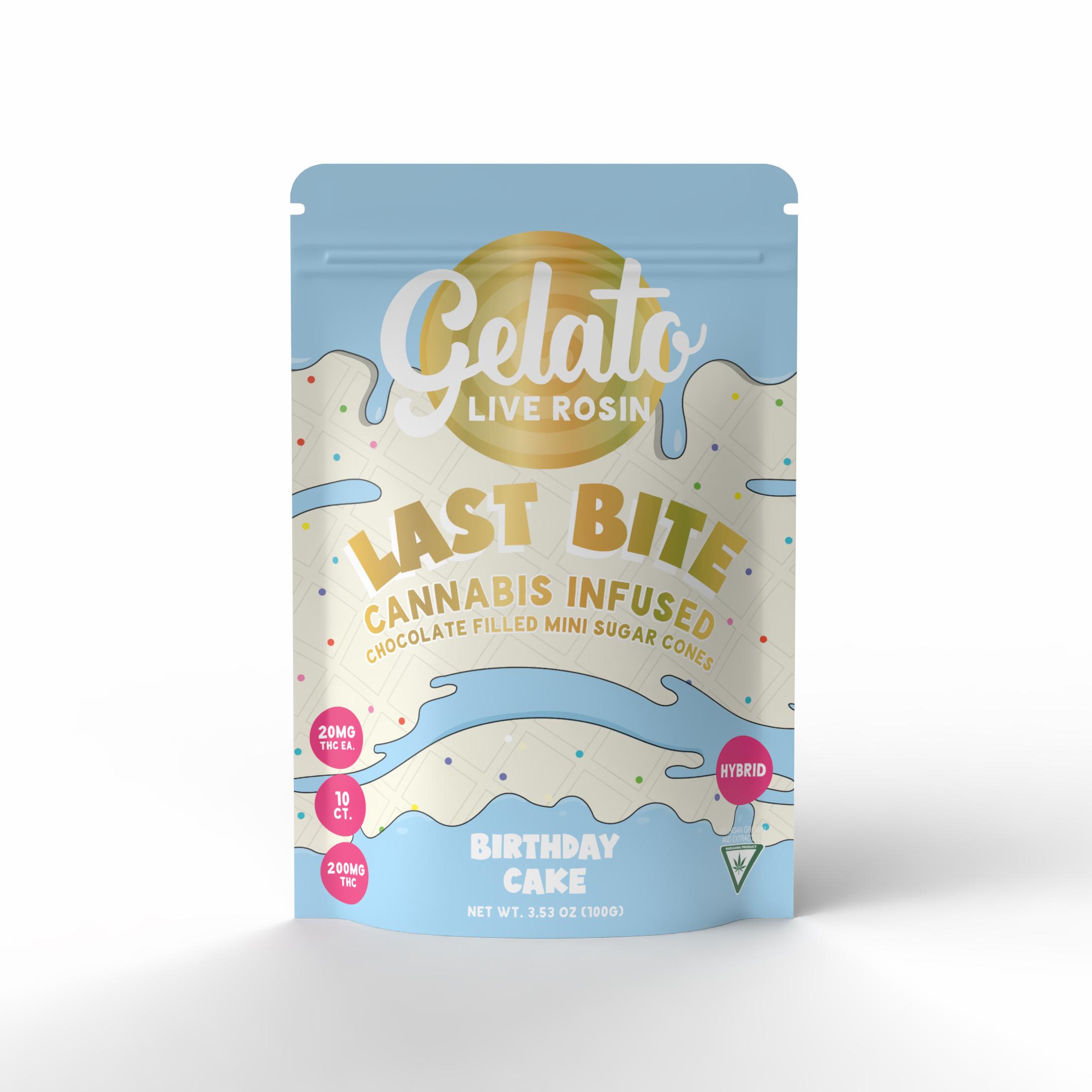 Gelato - LIVE ROSIN BIRTHDAY CAKE LAST BITES 10 X 20MG