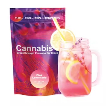 Cannabis pm - PINK LEMONADE CANNABIS PM GUMMIES 50MG Main Image