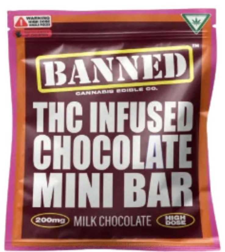 Banned - 200MG CHOCOLATE MINI BAR