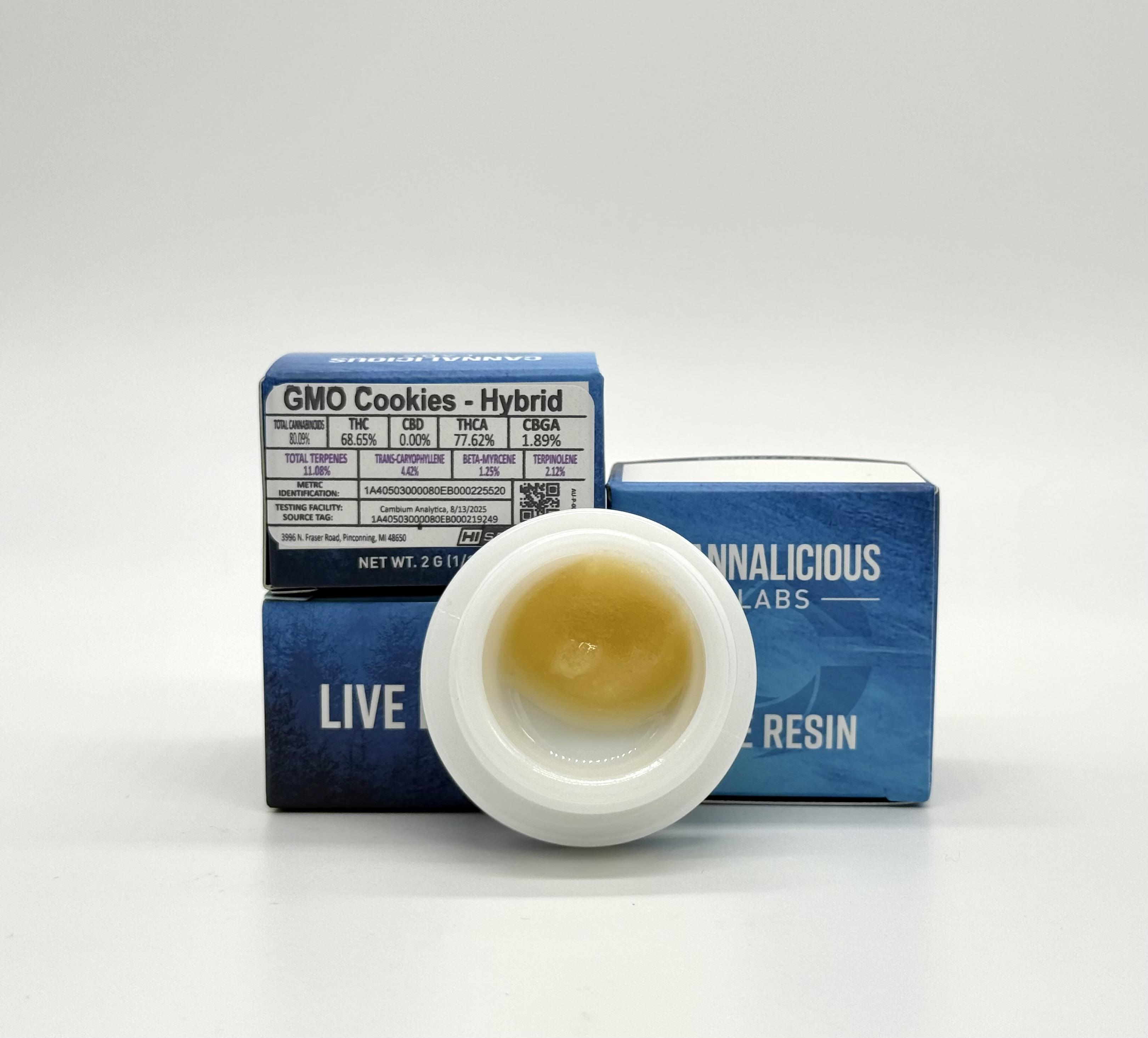 Cannalicious - GMO COOKIES 2G LIVE RESIN
