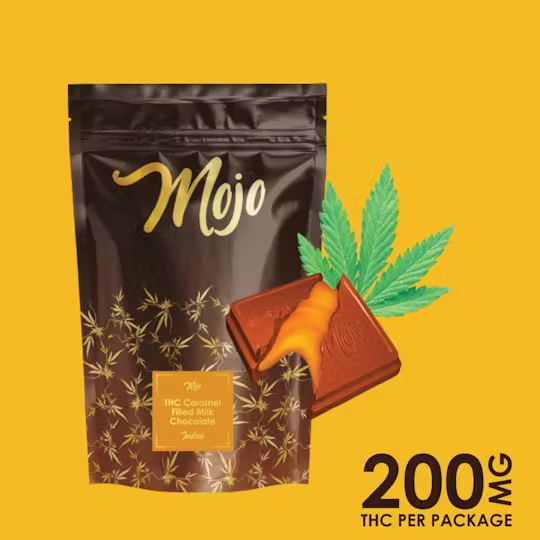 CARAMEL FILLED MILK CHOCOLATE BITES - 200MG