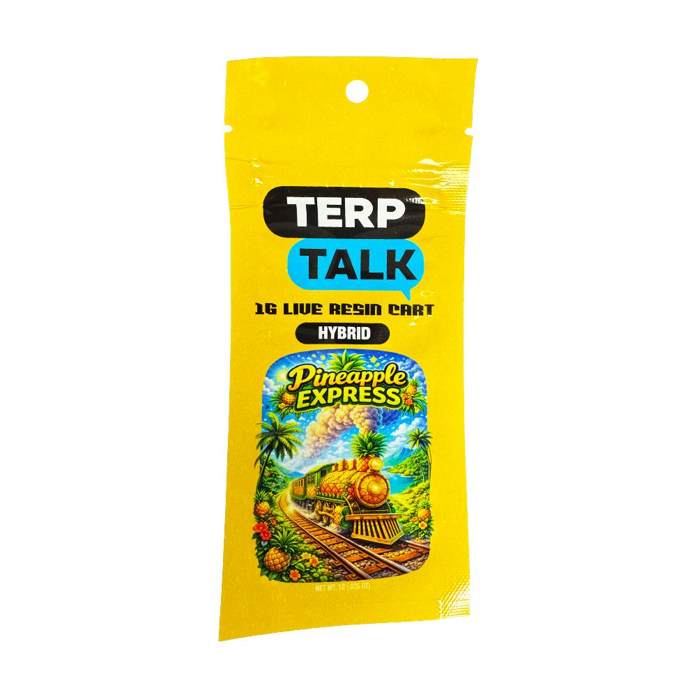 Terp talk - Terp Talk Live Resin 1g Vape Cart - Pineapple Express
