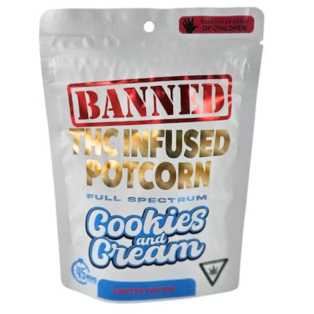 Banned - POTCORN - COOKIES & CREAM 200MG Main Image
