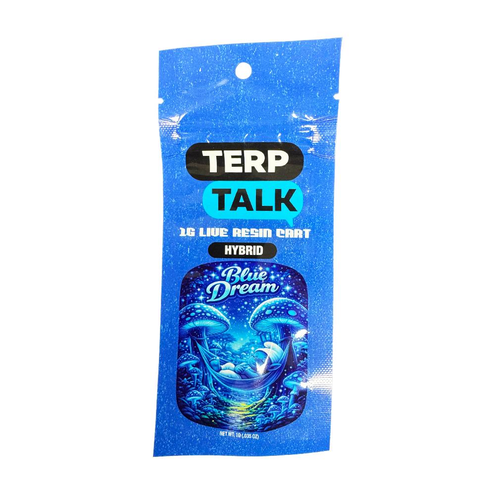 TERP TALK LIVE RESIN 1G VAPE CART - BLUE DREAM