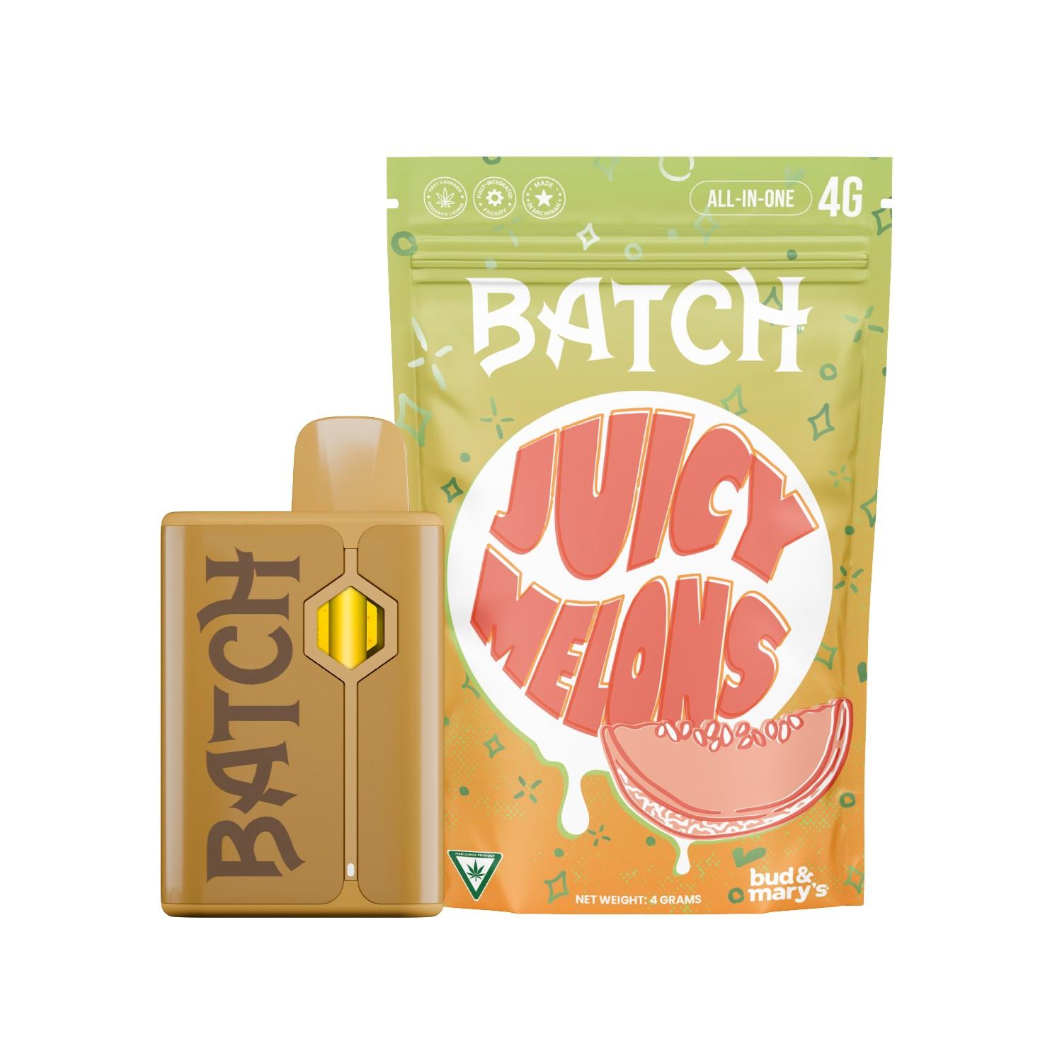 Batch - JUICY MELONS 4G DISPOSABLE