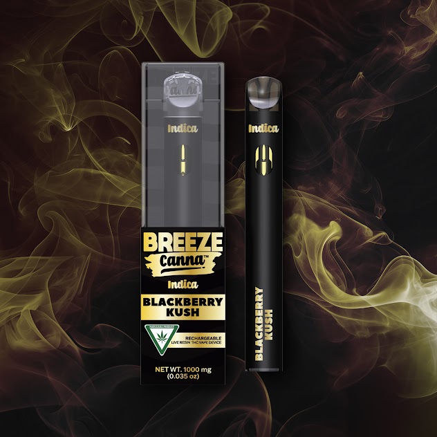 Breeze - BLACKBERRY KUSH LIVE RESIN 1G DISPOSABLE Main Image