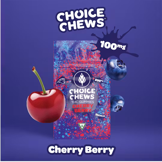 Choice - Choice Chews Cherry Berry 100mg Main Image