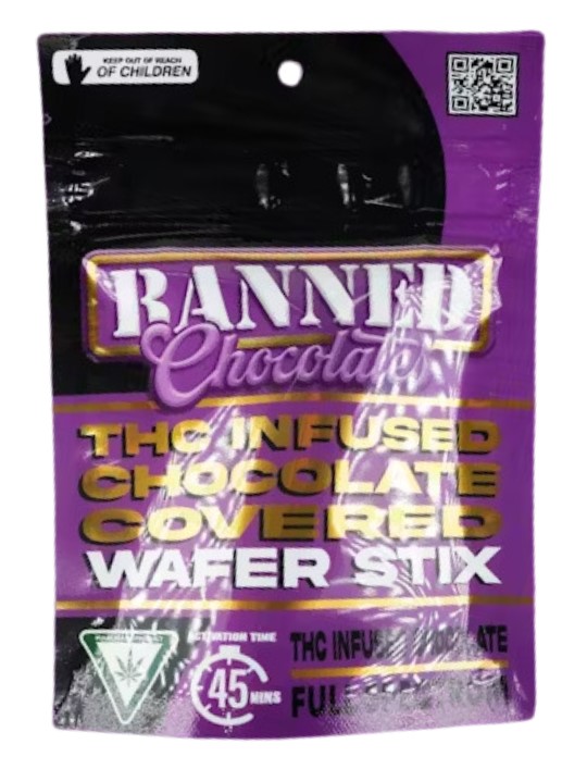 CHOCOLATE WAFER STIX 200MG 3PK