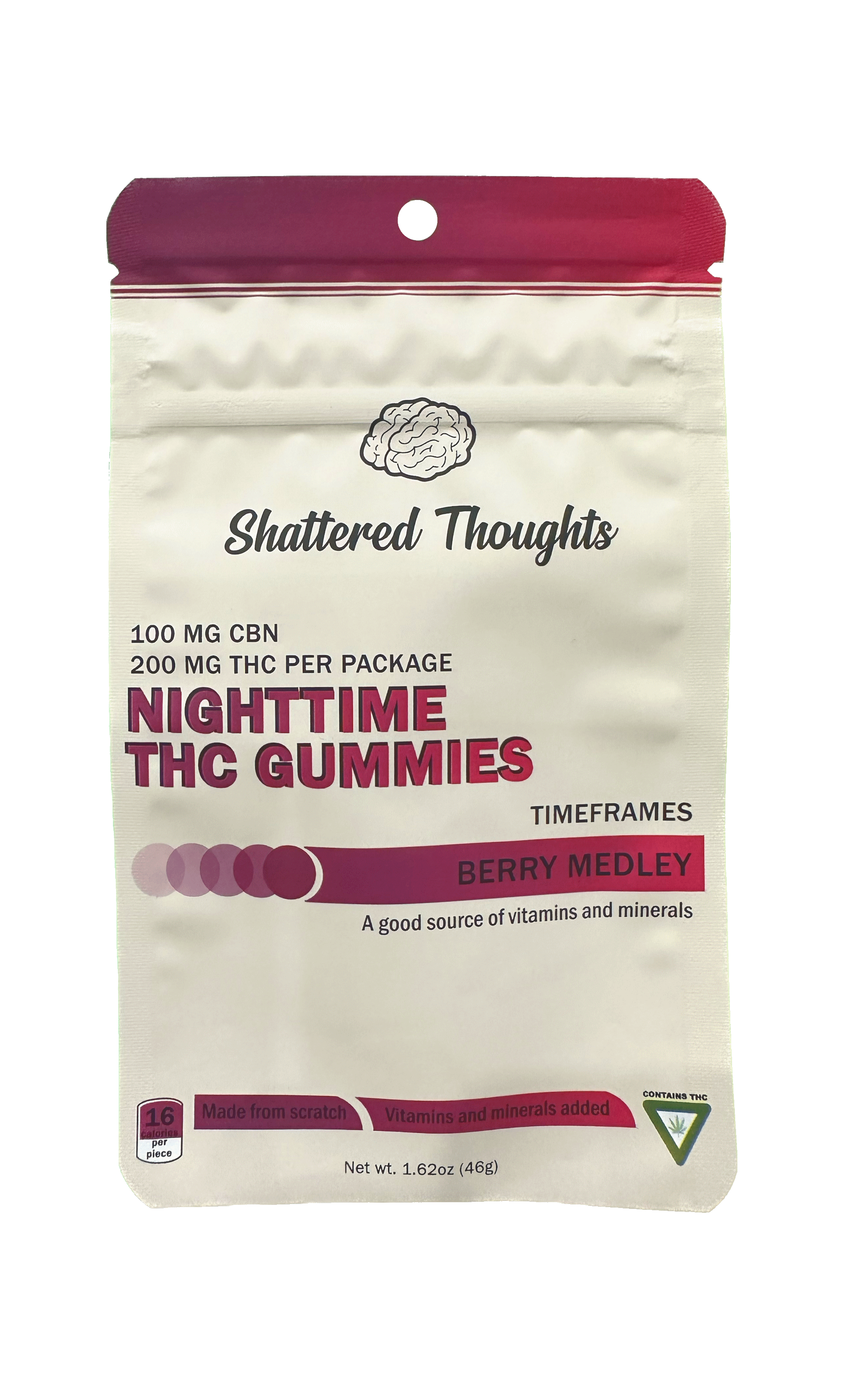 BERRY MEDLEY NIGHTTIME GUMMIES 10PK 200MG