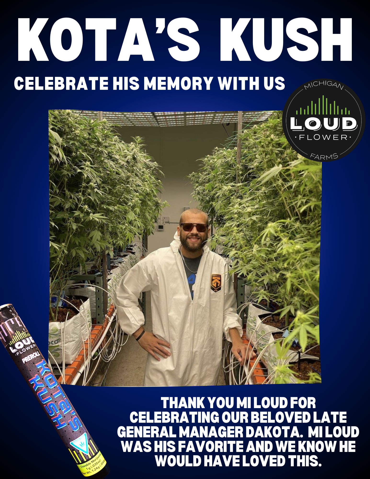 Mi loud - KOTA KUSH 1G PRE ROLL