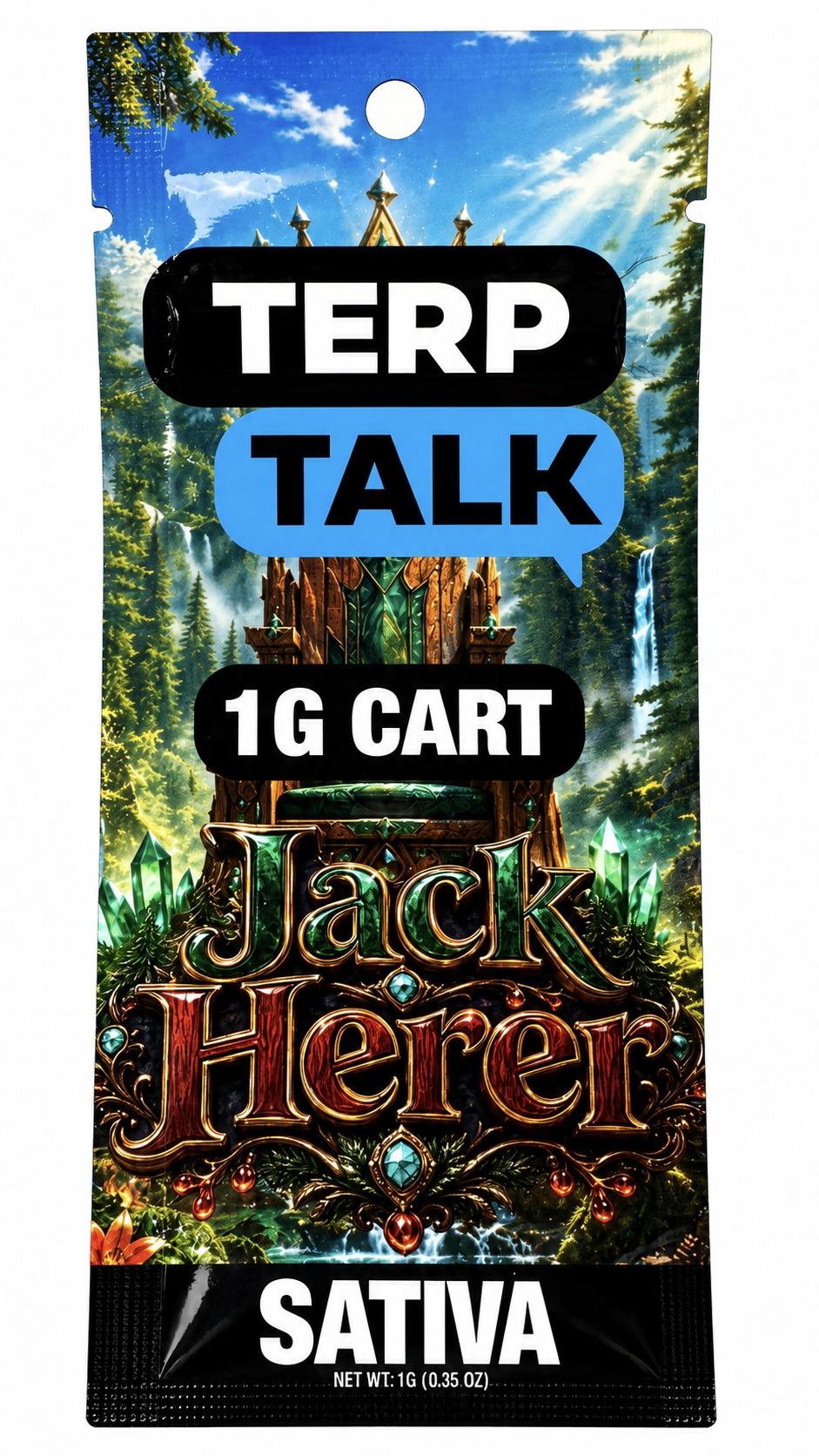 Terp talk - Jack Herer -1g Vape Cart Main Image