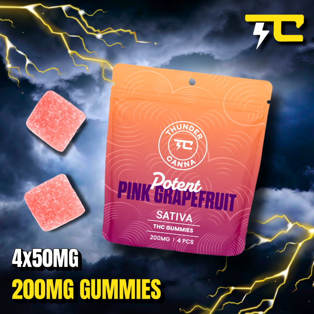 PINK GRAPEFRUIT GUMMIES 4CT 200MG