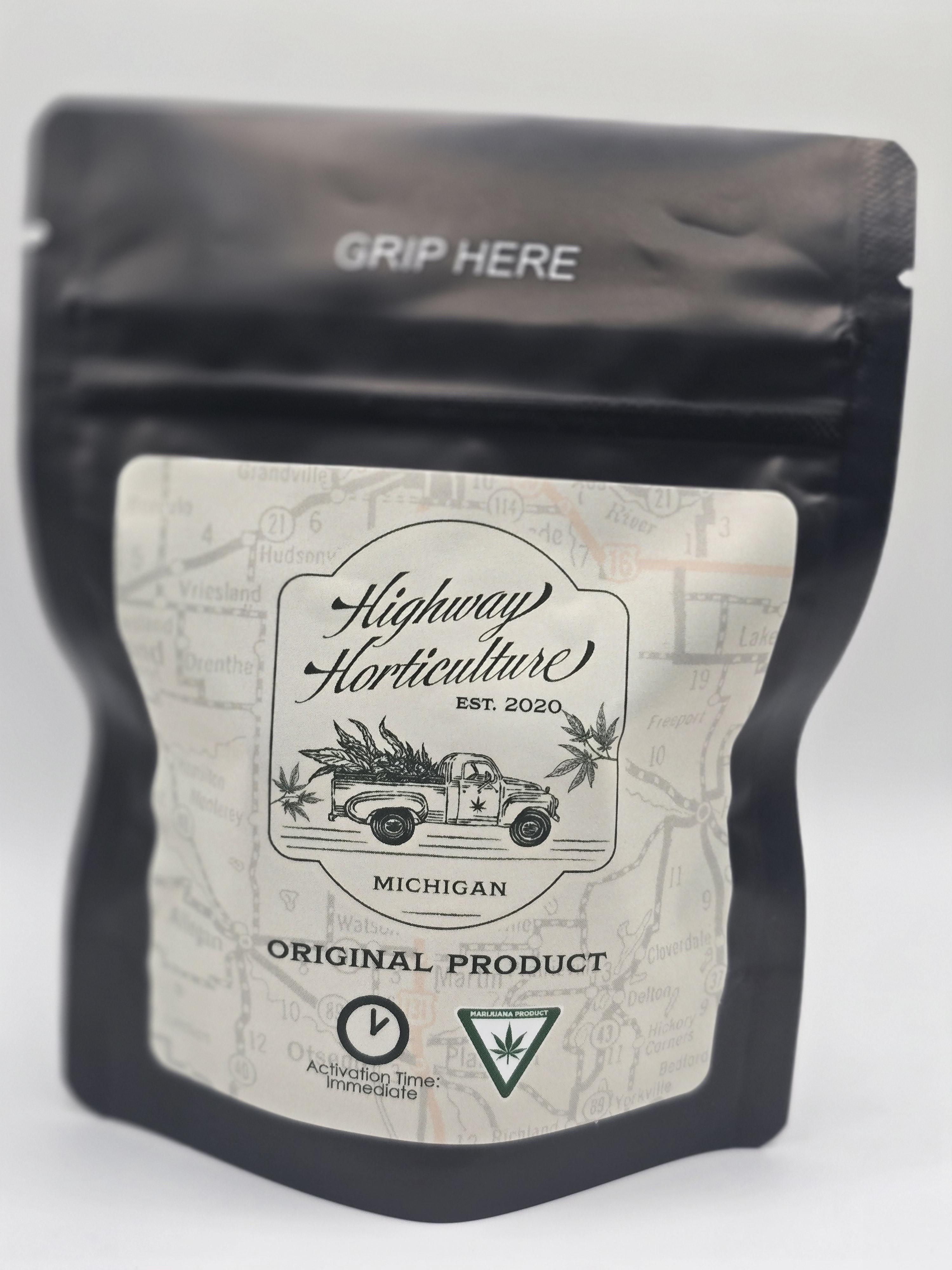 Highway horticulture - ICE BERRY GELATO 1G BRICK HASH