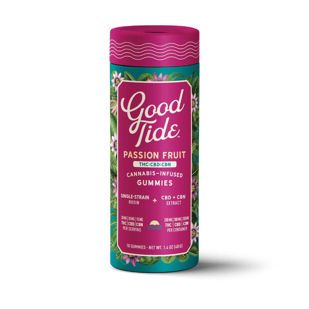 Good tide - PASSION FRUIT 200MG THC : 100MG CBD : 100MG CBN