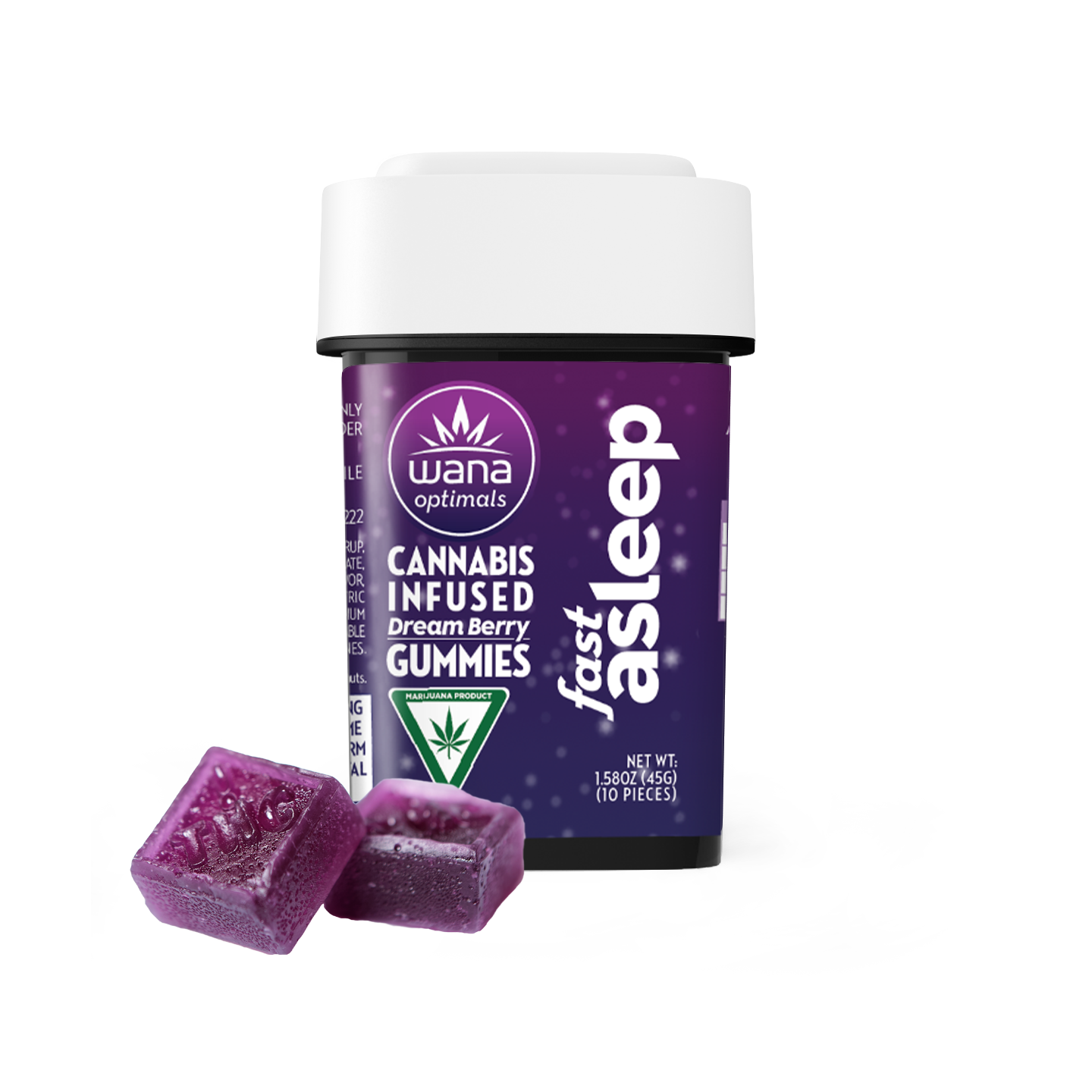 Wana - FAST ASLEEP DREAM BERRY 20MG THC/100 CBD/20 CBN/20 CBG Main Image