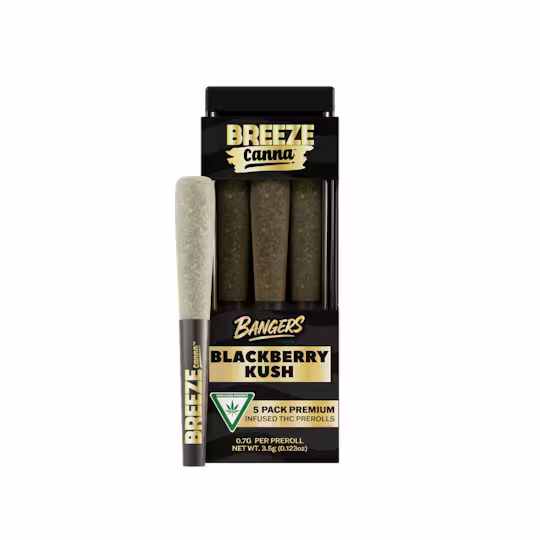 Breeze - Blackberry Kush Bangers .7g x 5 Main Image