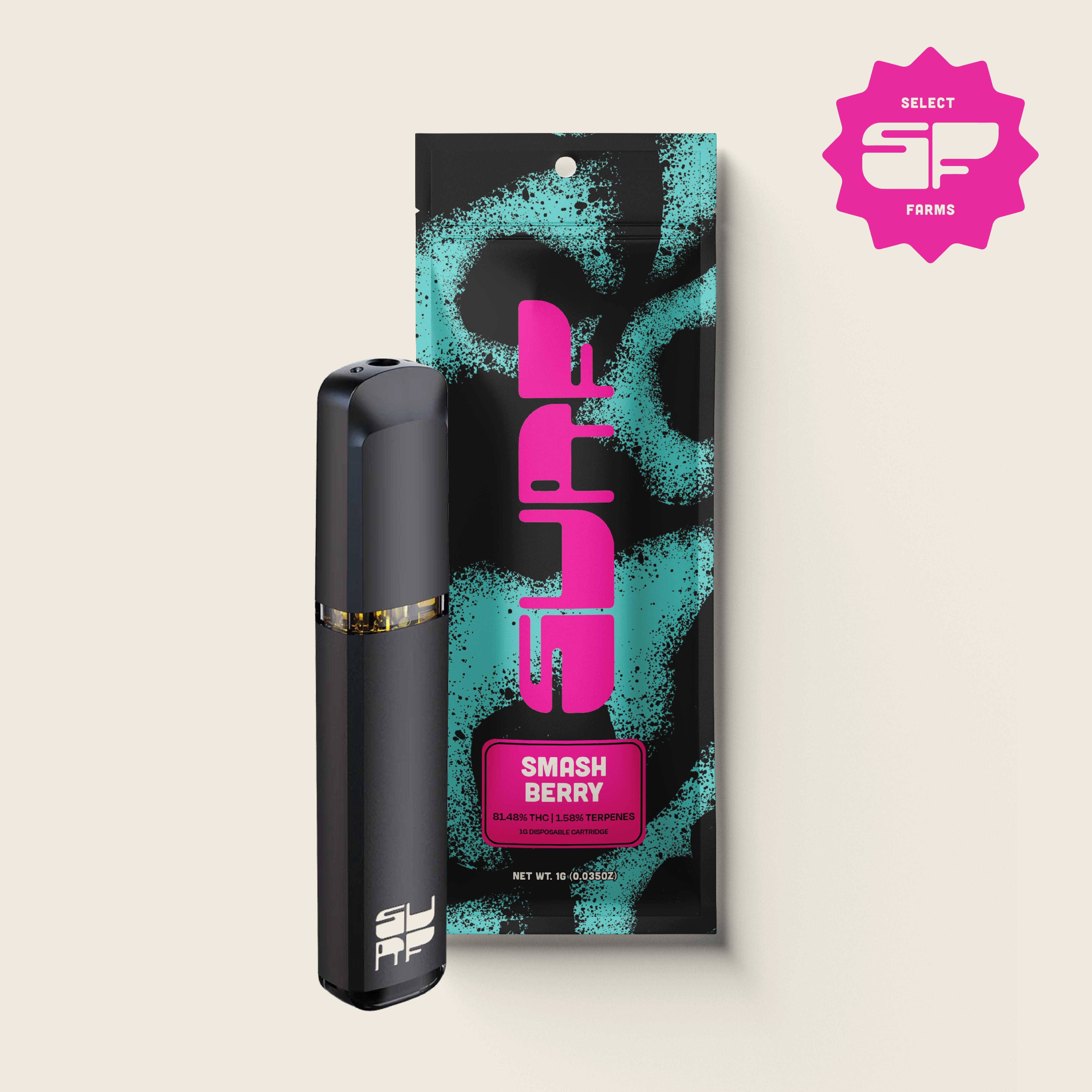 Surf - SMASHBERRY 1G LIVE RESIN DISPOSABLE